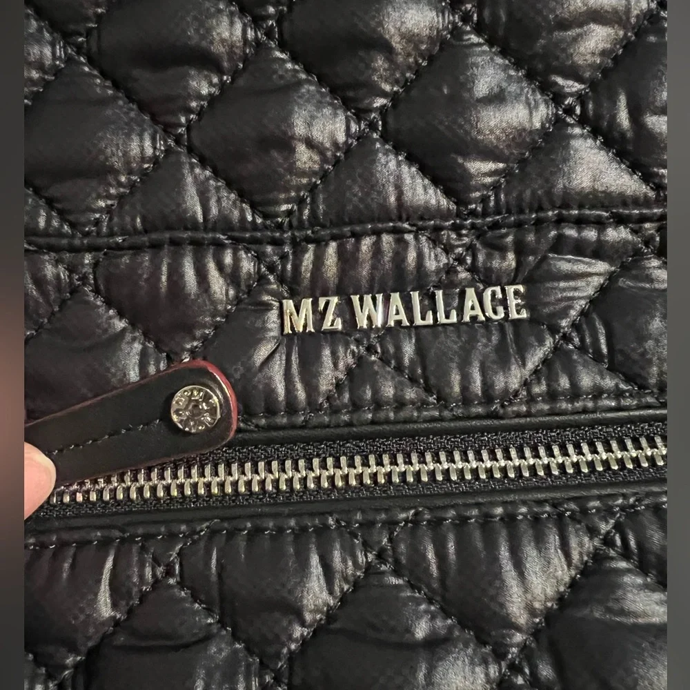 MZ Wallace Black Quilted Backpack - Picture 6 of 7